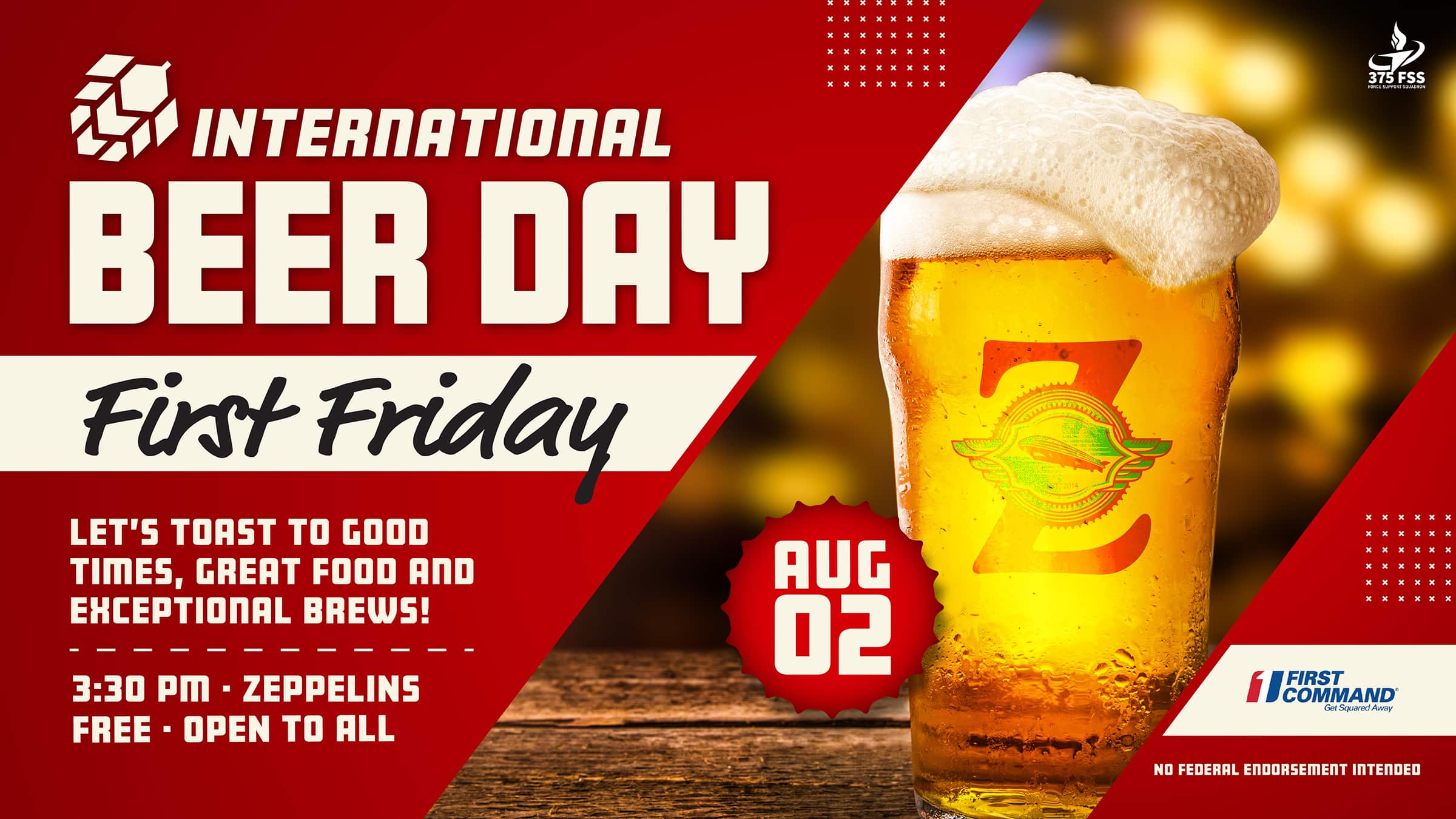 International Beer Day First Friday | Scott Air Force Base