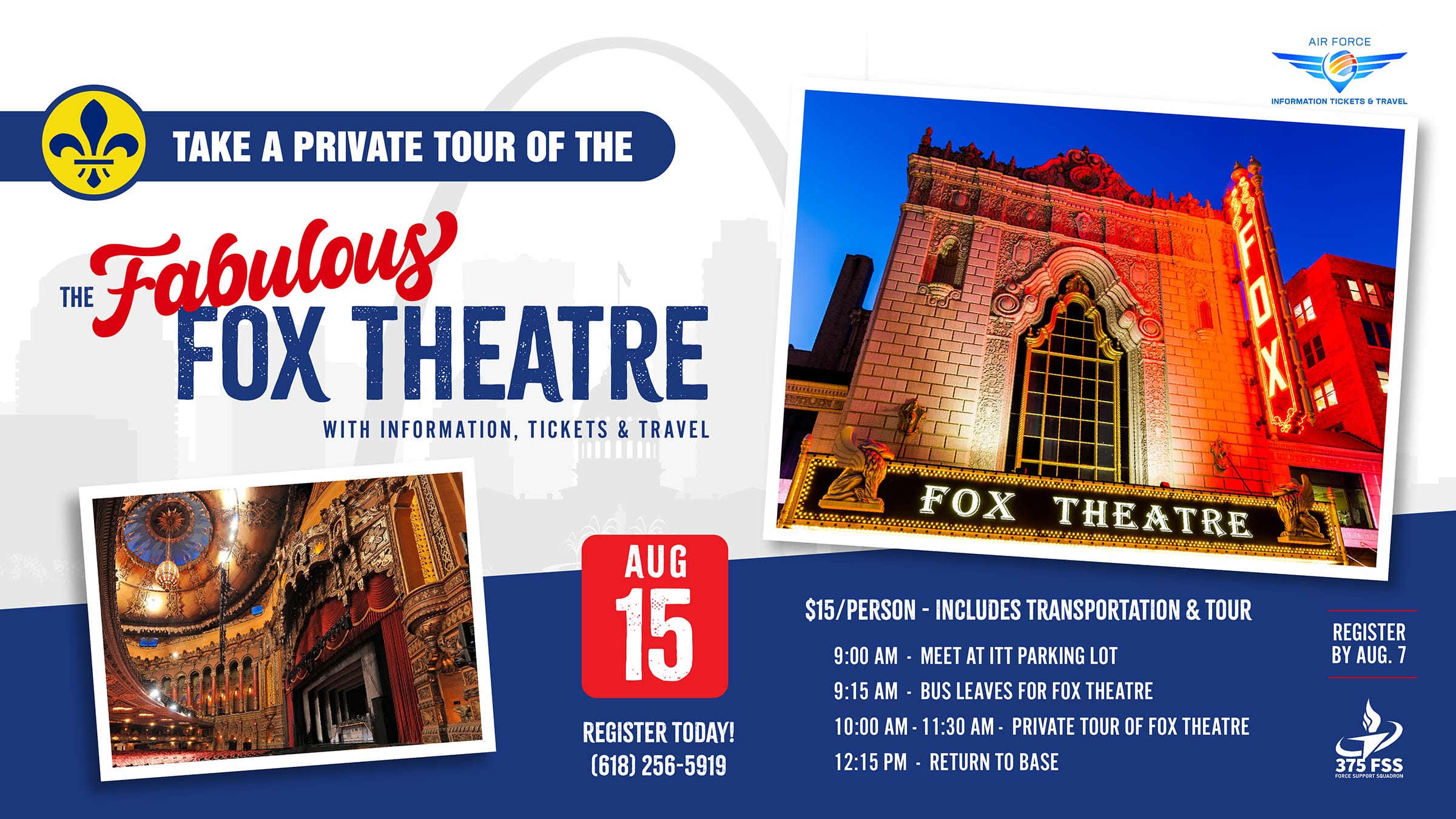 Fabulous Fox Theatre Private Tour | Scott Air Force Base